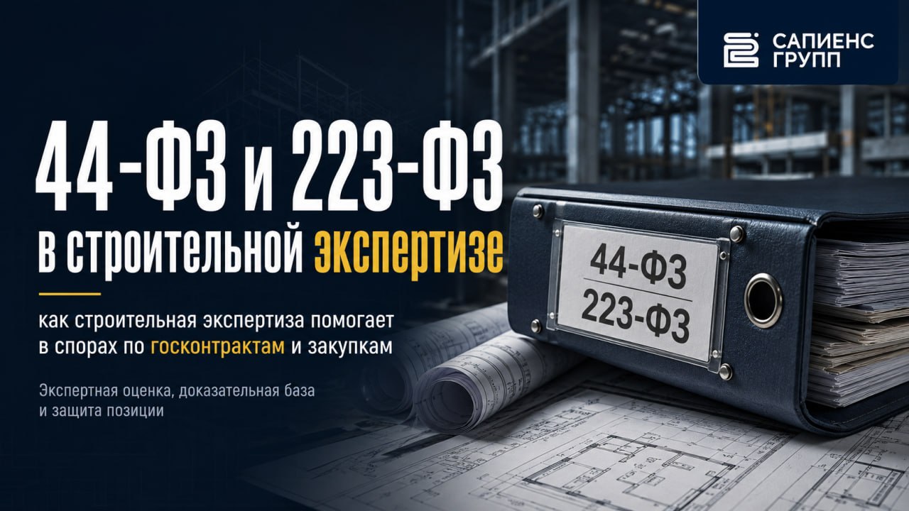 44-ФЗ и 223-ФЗ: как строительная экспертиза помогает в спорах по госконтрактам и закупкам