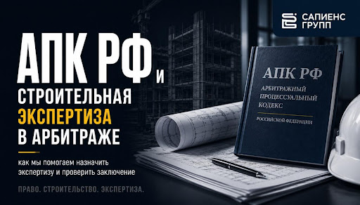 АПК РФ и строительная экспертиза в арбитраже: как мы помогаем назначить экспертизу и проверить заключение