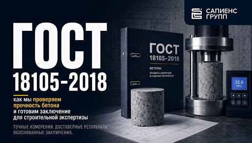 ГОСТ 18105-2018: как мы проверяем прочность бетона и готовим заключение для строительной экспертизы