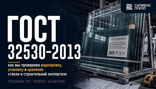 ГОСТ 32530-2013: как мы проверяем маркировку, упаковку и хранение стекла в строительной экспертизе