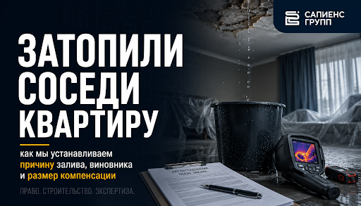 Затопили соседи квартиру: как мы устанавливаем причину залива, виновника и размер компенсации