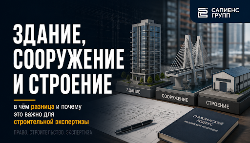 Здание, сооружение и строение. В чём разница и почему это важно для строительной экспертизы