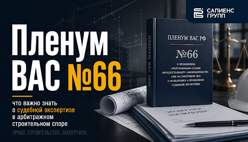 Пленум ВАС №66: что важно знать о судебной экспертизе в арбитражном строительном споре