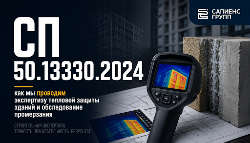 СП 50.13330.2024 как мы проводим экспертизу тепловой защиты зданий и обследование промерзания
