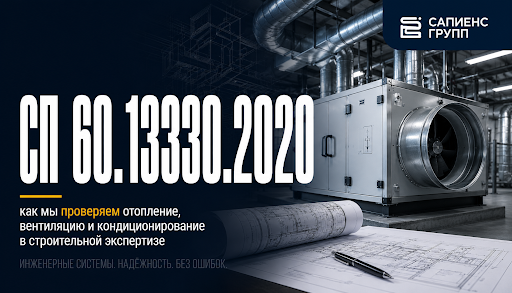 СП 60.13330.2020: как мы проверяем отопление, вентиляцию и кондиционирование в строительной экспертизе